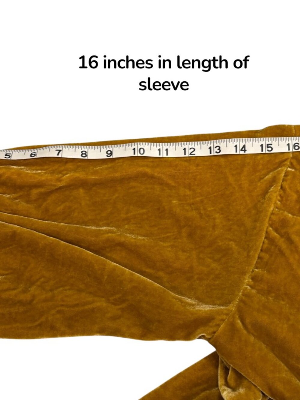 Free People Velvet Oversized Tunic Shirt Gold Mustard Boho Small S - Picture 11 of 11